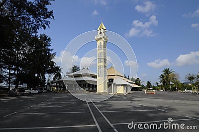 Masjid Tanjung Api at Kuantan, Malaysia Stock Photo